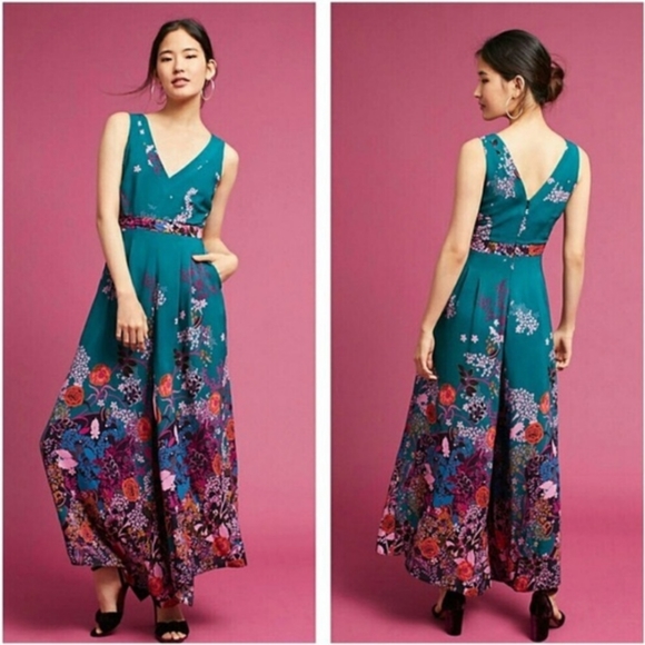 Anthropologie Maeve floral jumpsuit - Picture 2 of 11